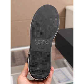 Hugo Boss Soft Cowhide Lace Up Casual Shoes For Men Black