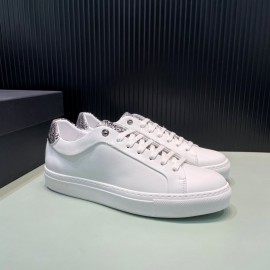 Hugo Boss Cowhide Lace Up Casual Shoes For Men White