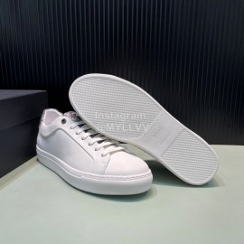 Hugo Boss Cowhide Lace Up Casual Shoes For Men White