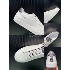 Hugo Boss Cowhide Lace Up Casual Shoes For Men White