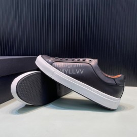 Hugo Boss Cowhide Lace Up Casual Shoes For Men Black