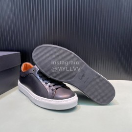 Hugo Boss Cowhide Lace Up Casual Shoes For Men Black