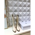 Isabel Marant Winter Fashion Calf High Heel Boots For Women White