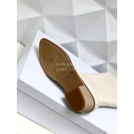 Isabel Marant Winter Fashion Calf High Heel Boots For Women White