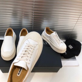 Jil Sander Fashion Calf Leather Thick Soled Casual Shoes For Women White
