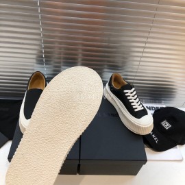 Jil Sander Fashion Calf Leather Thick Soled Casual Shoes For Women Black