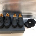 Jil Sander Fashion Black Calf Leather Thick Soled Casual Shoes For Women 