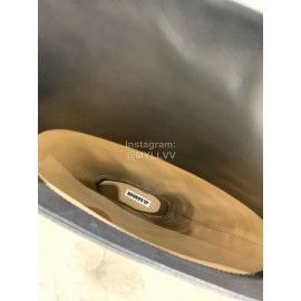 Jil Sander Black Leather Chelsea Boots For Women 