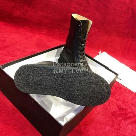 Jil Sander Winter New Black Calf Leather Boots For Women 