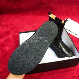 Jil Sander Winter Autumn New Black Leather Boots For Women 