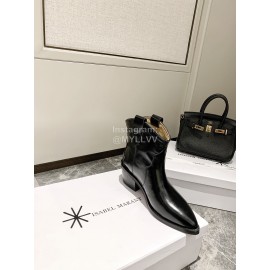 Jil Sander Winter Autumn New Black Leather High Heel Pointed Boots For Women 
