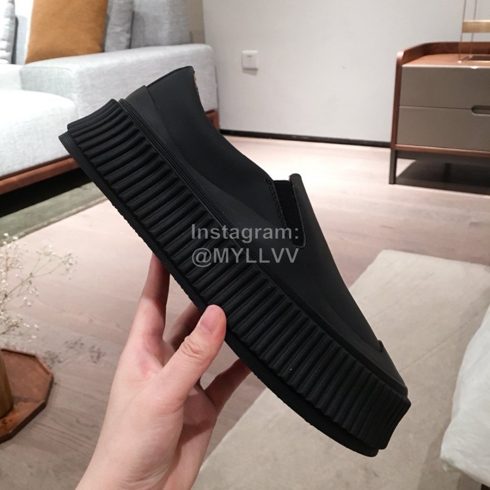 Jil Sander Fashion Thick Soled Black Casual Shoes For Women