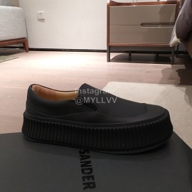 Jil Sander Fashion Thick Soled Black Casual Shoes For Women