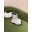 Jil Sander Thick Bottom Zipper Short Boots For Women White