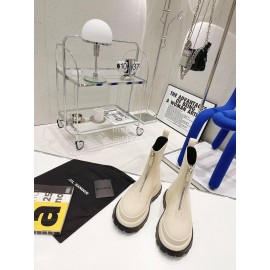 Jil Sander Fashion Thick Bottom Zipper Short Boots For Women