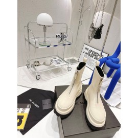 Jil Sander Fashion Thick Bottom Zipper Short Boots For Women