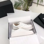 Jil Sander Summer Cowhide Canvas Shoes For Women White