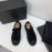Jil Sander Summer Cowhide Canvas Shoes For Women Black