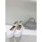 Jil Sander Thick Bottom Cowhide Canvas Shoes For Women White