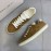 Jimmy Choo Vintage Cashmere Sheepskin Casual Shoes For Men Brown