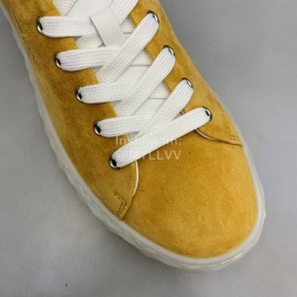 Jimmy Choo Vintage Cashmere Sheepskin Casual Shoes For Men Tan