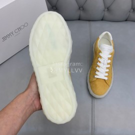 Jimmy Choo Vintage Cashmere Sheepskin Casual Shoes For Men Tan