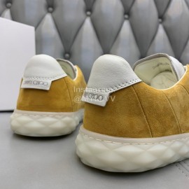 Jimmy Choo Vintage Cashmere Sheepskin Casual Shoes For Men Tan