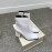 Jimmy Choo Winter Calf Leather Thick High Heel Short Boots For Women White