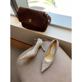 Jimmy Choo New Pearl Pointed High Heels For Women 