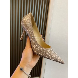 Jimmy Choo New Pearl Pointed High Heels For Women 