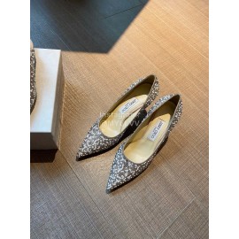 Jimmy Choo Elegant Pearl Pointed High Heels For Women 