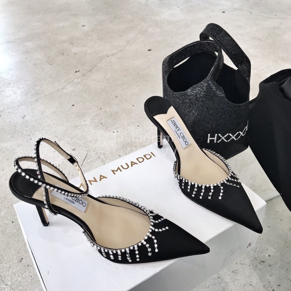 Jimmy Choo Diamond Tassel High Heel Sandals For Women 