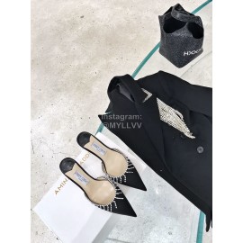 Jimmy Choo Diamond Tassel Black High Heel Sandals For Women 