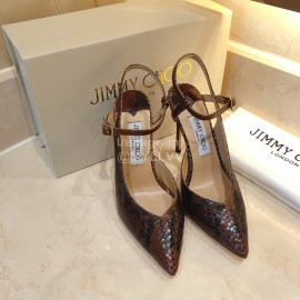 Jimmy Choo New Sheepskin High Heel Sandals For Women