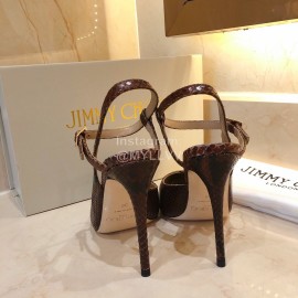 Jimmy Choo New Sheepskin High Heel Sandals For Women