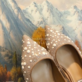 Jimmy Choo New Pearl Belt Flat Heel Sandals For Women