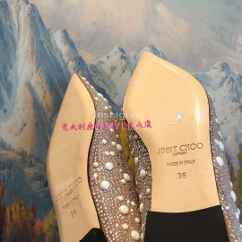 Jimmy Choo New Pearl Belt Flat Heel Sandals For Women