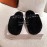 Jimmy Choo Autumn Winter Soft Fur Slippers For Women Black
