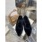 Jimmy Choo Autumn Winter Lamb Wool Slippers For Women Black