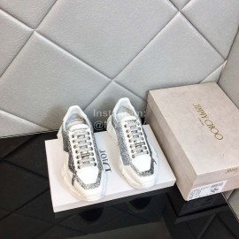 Jimmy Choo Bright Calf Thick Soles Sneakers For Women 