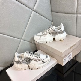 Jimmy Choo Bright Calf Thick Soles Sneakers For Women 