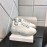 Jimmy Choo Bright Calf Thick Soles Sneakers For Women White
