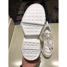 Jimmy Choo New Calf Thick Soles White Sneakers For Women 