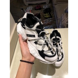 Jimmy Choo New Calf Thick Soles Sneakers For Women 