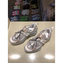 Jimmy Choo New Calf Thick Soles Sneakers For Women Gray