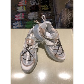 Jimmy Choo New Calf Thick Soles Sneakers For Women Gray