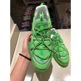 Jimmy Choo New Calf Thick Soles Sneakers For Women Green