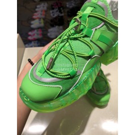 Jimmy Choo New Calf Thick Soles Sneakers For Women Green