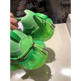 Jimmy Choo New Calf Thick Soles Sneakers For Women Green