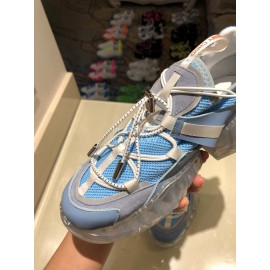 Jimmy Choo New Calf Thick Soles Sneakers For Women Blue